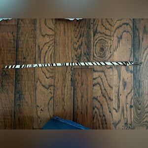 Zebra Print Skinny Women's Belt